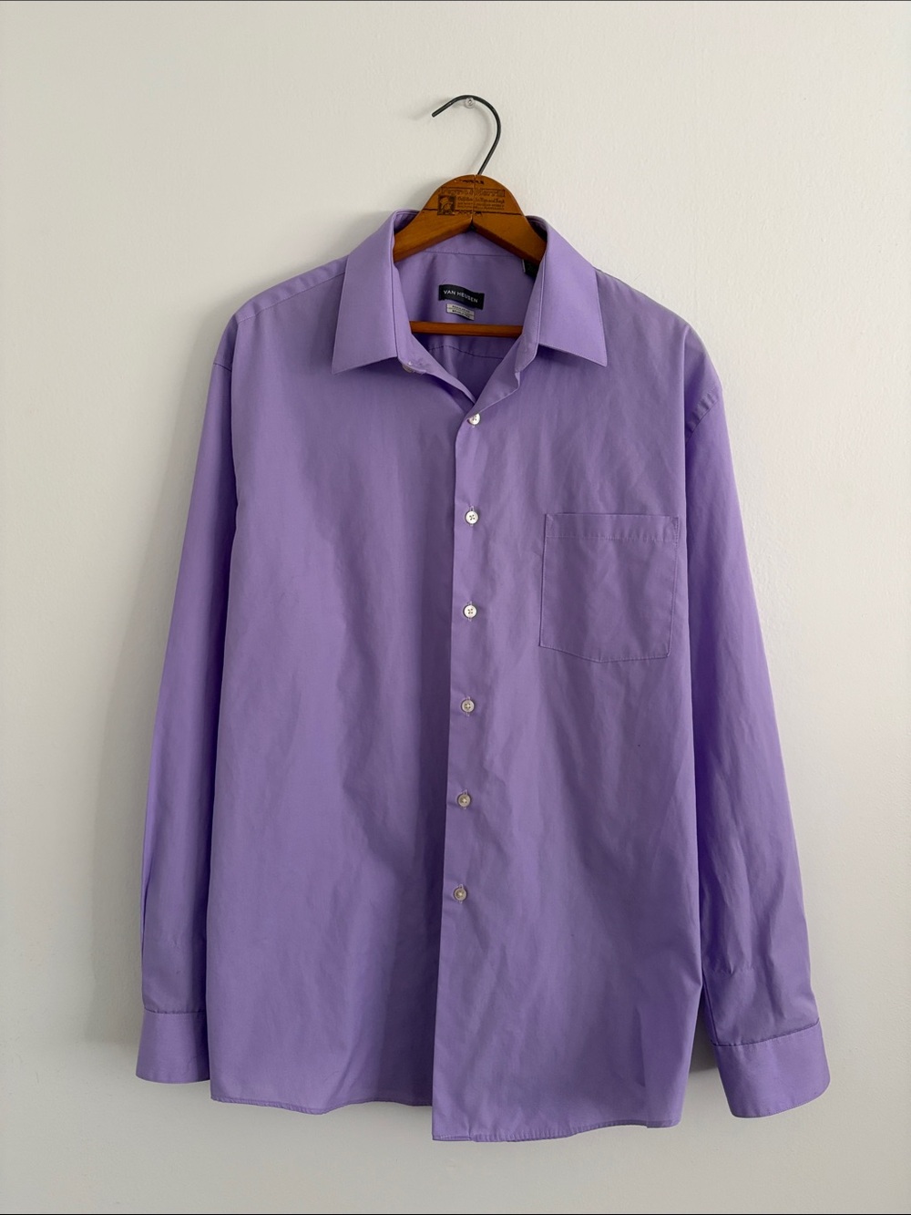 Van Heusen Men’s Lavender Dress Shirt